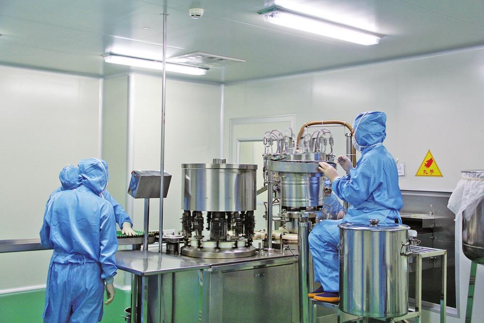 生物制藥廠(chǎng)生產(chǎn)車(chē)間